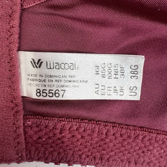 Wacoal 38G Awareness Full Figure Seamless Underwire Bra Mauve Pink 85567 Women's - Picture 13 of 16